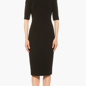 Alexia Admor Rita Retro Turtleneck Dress Orig $150 Black NWT Size L Nordstrom